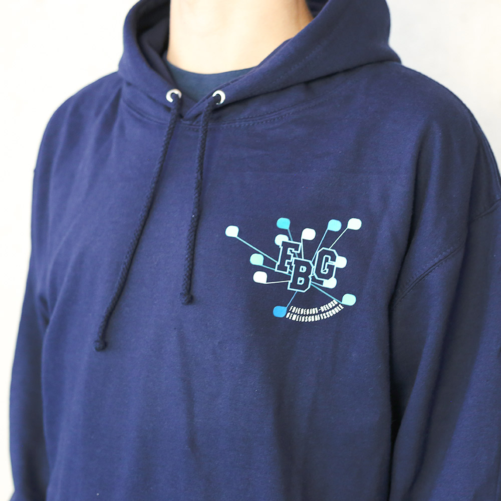 Hoodie Navy-Blue | Friedegart-Belusa-Gemeinschaftsschule